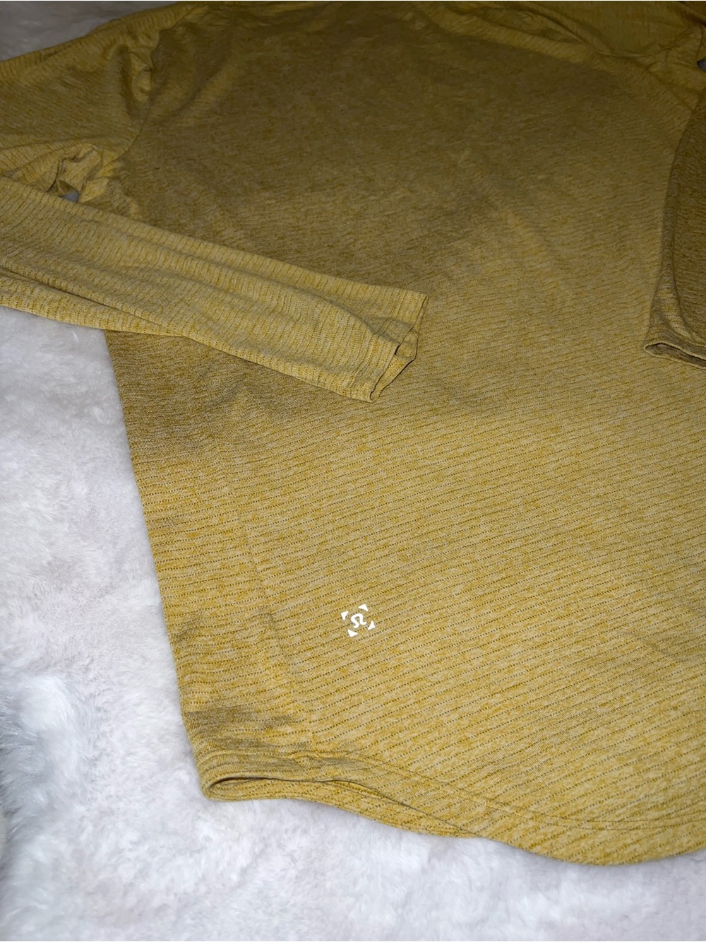 lululemon athletica Long Sleeve Top in Mustard Yellow